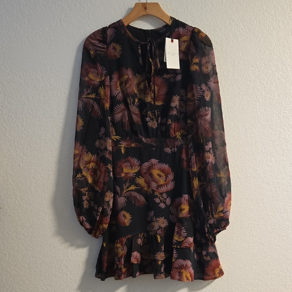 Piara Ruffle Asymmetric Mini Dress - Picture 5 of 13